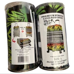 Set of two luggage covers